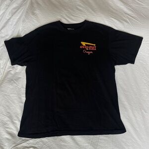 Oregon In-N-Out Black Crewneck T-Shirt